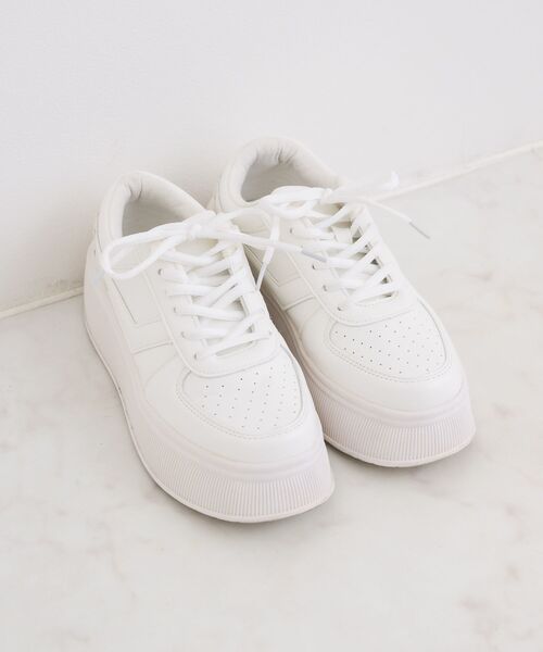 ems excite(エムズエキサイト)の「厚底スニーカー(スニーカー・レディース・シルバー/ブラック/オフホワイト・LARGE/MEDIUM)」の21枚目の写真