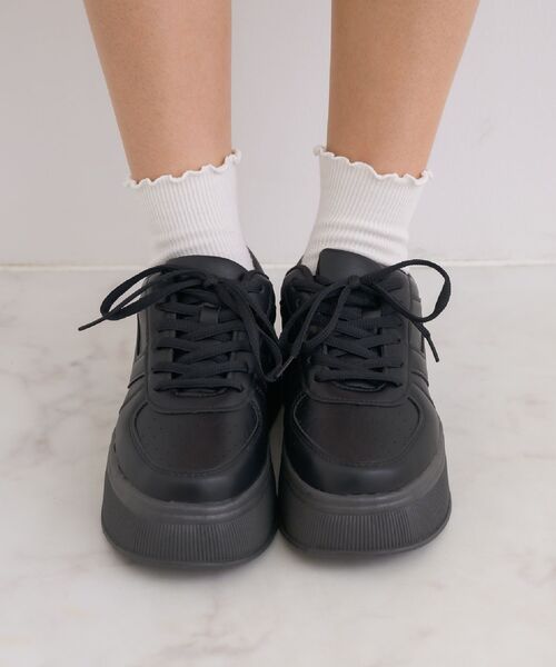 ems excite(エムズエキサイト)の「厚底スニーカー(スニーカー・レディース・シルバー/ブラック/オフホワイト・LARGE/MEDIUM)」の22枚目の写真