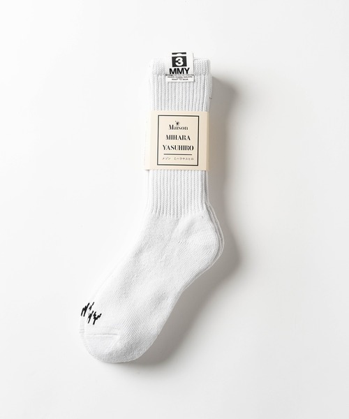 Maison MIHARA YASUHIRO(メゾンミハラヤスヒロ)の「MMY 3-Pack Socks(ソックス/靴下・メンズ・ブラック/ホワイト・FREE)」の10枚目の写真