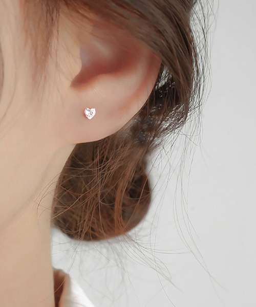 【ほぼ新品】The VINTAGING Silver 925 ハート ピアス ほぼ新品】The VINTAGING Silver 925 ハート ピアス ピアス