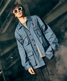 セール】Unplugged Denim Happi Shirt / アンプラグドデニムハッピ