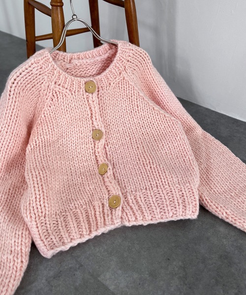 Sybillaハンドニットカーディガン　(新品未使用)　Lサイズ AMBIDEX Store 【予約販売】○ネパールハンドニット 求心