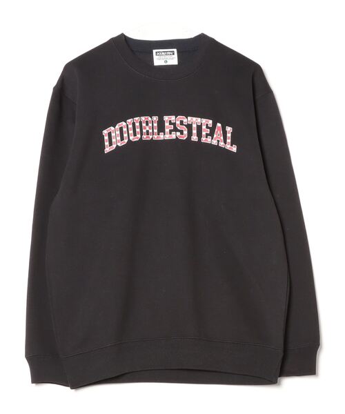 DOUBLE STEAL（ダブルスティール）の「College hart 裏起毛スウェット（スウェット・メンズ・ブラック/アッシュグレー・LARGE/X-LARGE）」の12枚目の写真