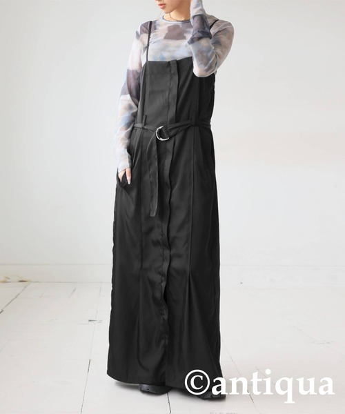 新品未使用タグ付き　Loungedress ベアワンピース セール】ベアトップ風ワンピース（ワンピース）｜antiqua
