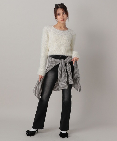 FOREVER 21(フォーエバー トゥエンティーワン)の「【2025SS】オーバーダイフレアデニム(デニムパンツ・レディース・ブルー/ブラック/ライトブルー・SMALL/MEDIUM/LARGE)」の13枚目の写真