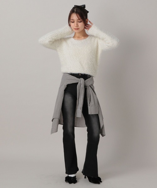 FOREVER 21(フォーエバー トゥエンティーワン)の「【2025SS】オーバーダイフレアデニム(デニムパンツ・レディース・ブルー/ブラック/ライトブルー・SMALL/MEDIUM/LARGE)」の14枚目の写真