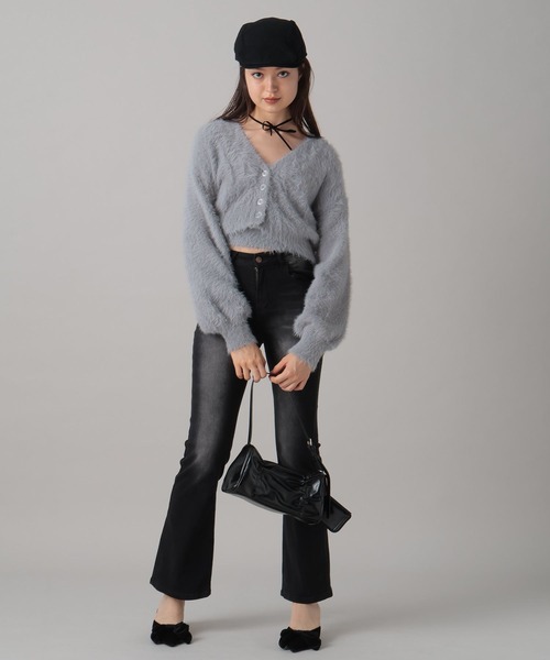 FOREVER 21(フォーエバー トゥエンティーワン)の「【2025SS】オーバーダイフレアデニム(デニムパンツ・レディース・ブルー/ブラック/ライトブルー・SMALL/MEDIUM/LARGE)」の12枚目の写真