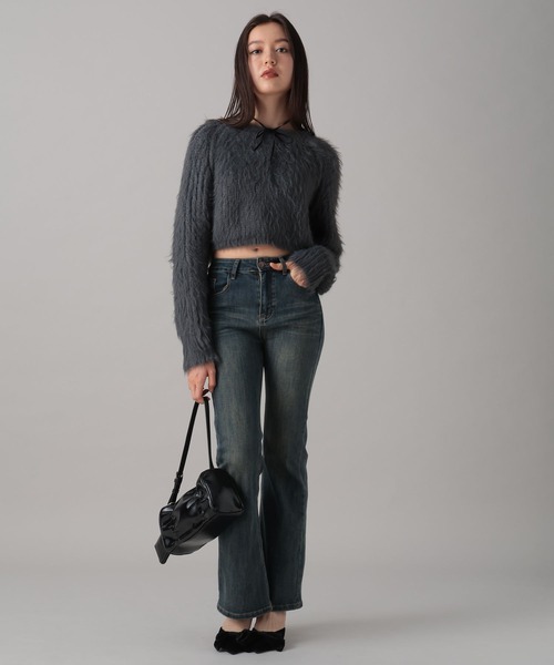 FOREVER 21(フォーエバー トゥエンティーワン)の「【2025SS】オーバーダイフレアデニム(デニムパンツ・レディース・ブルー/ブラック/ライトブルー・SMALL/MEDIUM/LARGE)」の18枚目の写真