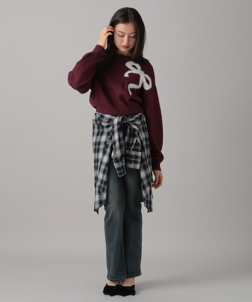 FOREVER 21(フォーエバー トゥエンティーワン)の「【2025SS】オーバーダイフレアデニム(デニムパンツ・レディース・ブルー/ブラック/ライトブルー・SMALL/MEDIUM/LARGE)」の4枚目の写真