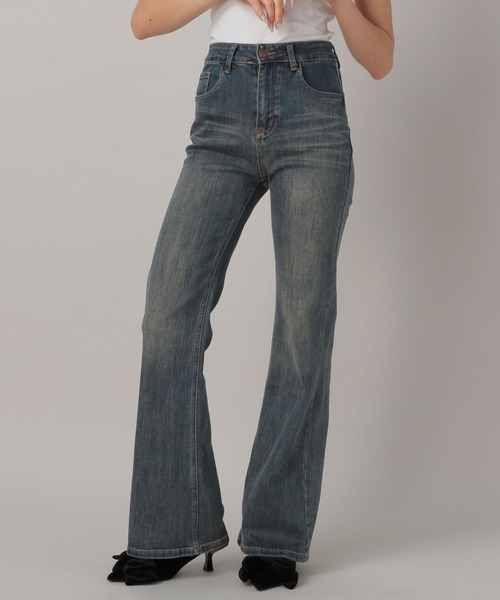 FOREVER 21(フォーエバー トゥエンティーワン)の「【2025SS】オーバーダイフレアデニム(デニムパンツ・レディース・ブルー/ブラック/ライトブルー・SMALL/MEDIUM/LARGE)」の6枚目の写真