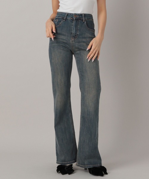 FOREVER 21(フォーエバー トゥエンティーワン)の「【2025SS】オーバーダイフレアデニム(デニムパンツ・レディース・ブルー/ブラック/ライトブルー・SMALL/MEDIUM/LARGE)」の7枚目の写真