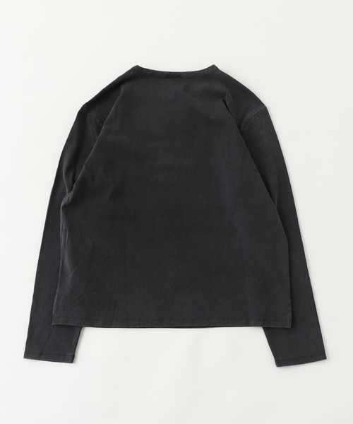 PULP/417EDIFICE（パルプフォーワンセブンエディフィス）の「AAA ロングスリーブ Tシャツ（Tシャツ/カットソー・メンズ・ブラック・1/2/3）」の2枚目の写真