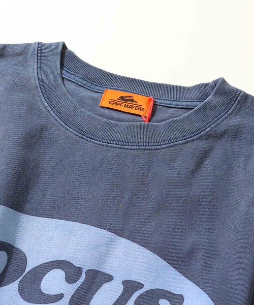 KRIFF MAYER(クリフメイヤー)の「オーバーダイロンT(FOCUS)(Tシャツ/カットソー・メンズ・ネイビー/ベージュ/チャコール/オフホワイト・X-LARGE/LARGE/MEDIUM)」の6枚目の写真