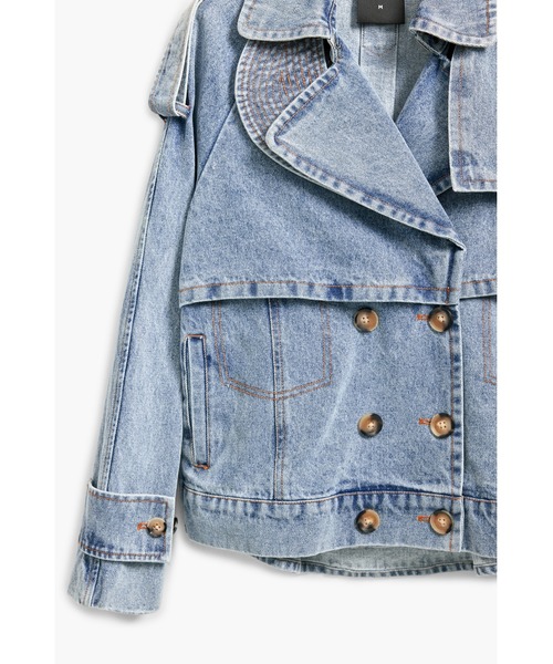 Desigual（デシグアル）の「クロストラッカージャケットデニム（デニムジャケット・レディース・ブルー・L/M/S）」の3枚目の写真
