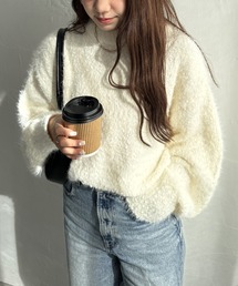 ikka | ポップコーンシャギーニットプルオーバー(ニット/セーター)