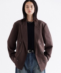 ブラウン テーラードジャケット Perfect Suit FActory ジャケット テーラードジャケット 「EDWIN