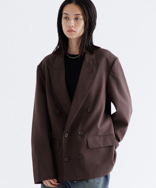 ジャケット・アウター Double Tailored Jacket Double tailored jacket / ダブルテーラードジャケット