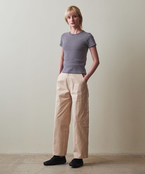 セール】＜Steven Alan＞コットン ボーダー Tシャツ（Tシャツ