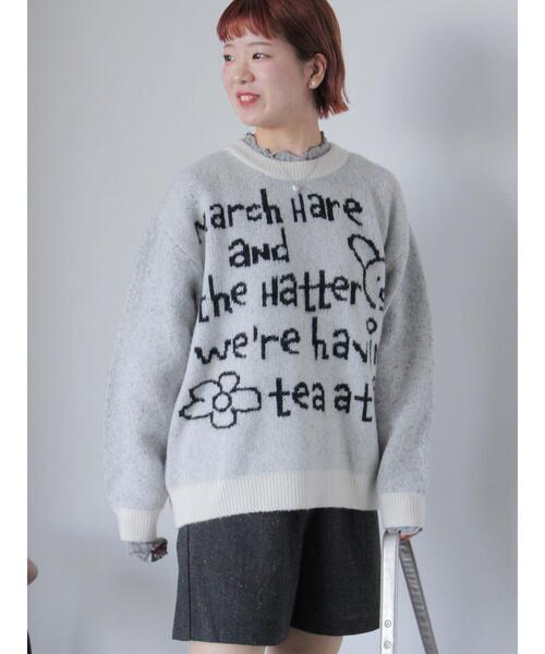 ehka sopo（エヘカソポ）の「起毛リボンレースハイネックカットソー（Tシャツ/カットソー・レディース・ブラック/グレー/オフホワイト/キナリ・F）」の19枚目の写真