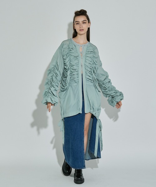 ANNA SUI NYC（アナ スイ エヌ ワイ シー）の「シャーリングダブルジップブルゾン（ブルゾン・レディース・ブラック/アイボリー/ミント・FREE）」の16枚目の写真