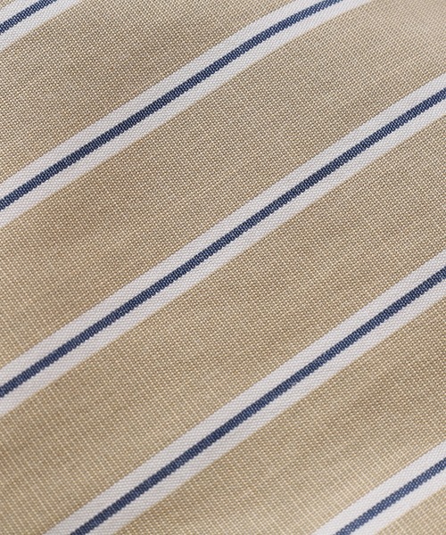 SLICK(スリック)の「【SLICK/スリック】100/2 Stripe Drawstring Shirt / 100/2ストライプドローストリングシャツ/オーバーサイズ シルエット / クラシック /ドローコード(シャツ/ブラウス・メンズ・ベージュ/ネイビー/ブルーグレー・1/2/3)」の19枚目の写真
