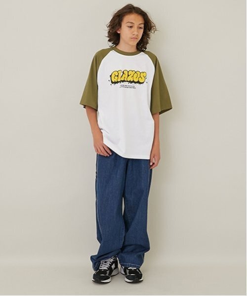 GLAZOS(グラソス)の「【大人向けサイズあり】デニム・ペインターパンツ(デニムパンツ・キッズ・ブルー/ライトブルー/ブラック・S/M/L/LL)」の19枚目の写真