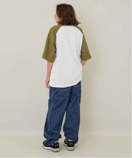 GLAZOS(グラソス)の「【大人向けサイズあり】デニム・ペインターパンツ(デニムパンツ・キッズ・ブルー/ライトブルー/ブラック・S/M/L/LL)」の21枚目の写真