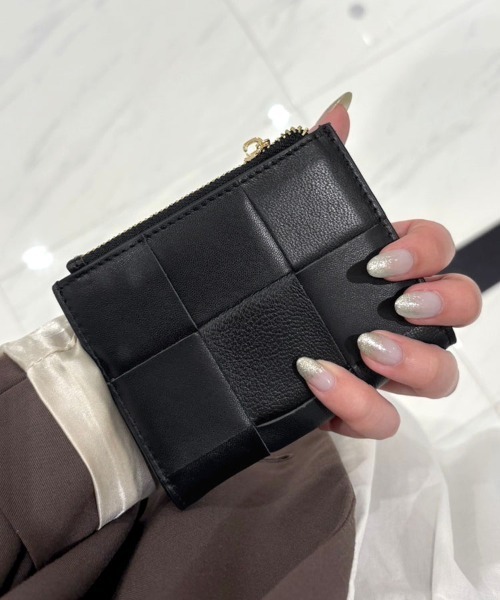 DONOBAN（ドノバン）の「レザーメッシュ財布（財布・レディース・ピンク/ネイビー/イエロー/ミント/オレンジ/ブラック/ブルー・ONE）」の13枚目の写真