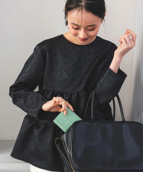 DONOBAN（ドノバン）の「レザーメッシュ財布（財布・レディース・ピンク/ネイビー/イエロー/ミント/オレンジ/ブラック/ブルー・ONE）」の14枚目の写真