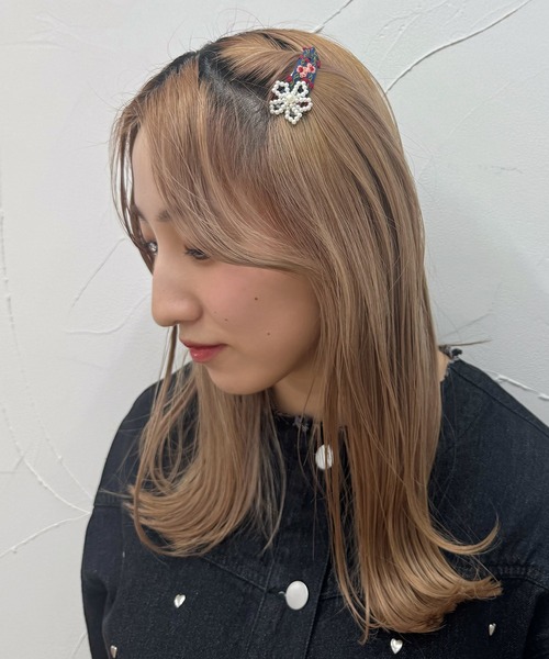 人気⭐️クリップ ヘアピン kutirlune／【2SET】レトロフラワービーズヘアクリップ