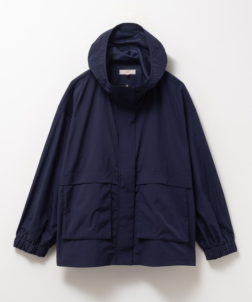 HusHusH(ハッシュアッシュ)の「HusHusH フーデットジャケット(マウンテンパーカー・レディース・ナチュラル/ネイビー・M/L)」の15枚目の写真