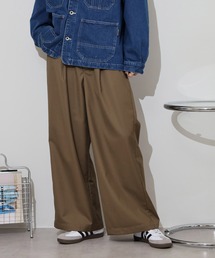 many men many mind | MANYMENMANYMINDS テック　TR　ワイドスラックス(スラックス)