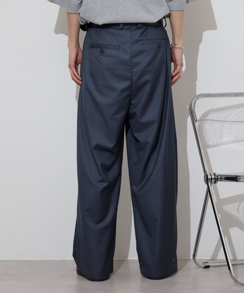 many men many mind（メニーメンメニーマインド）の「MANYMENMANYMINDS テック　TR　ワイドスラックス（スラックス・メンズ・ベージュ/グレー/ブラック・M/L）」の13枚目の写真