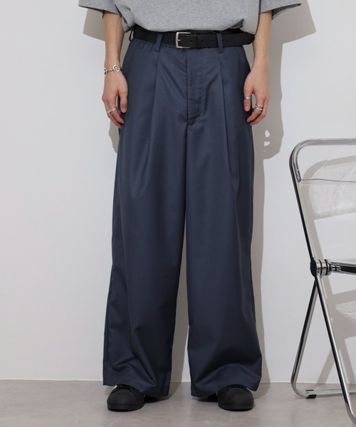 many men many mind（メニーメンメニーマインド）の「MANYMENMANYMINDS テック　TR　ワイドスラックス（スラックス・メンズ・ベージュ/グレー/ブラック・M/L）」の11枚目の写真