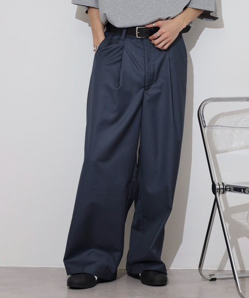 many men many mind（メニーメンメニーマインド）の「MANYMENMANYMINDS テック　TR　ワイドスラックス（スラックス・メンズ・ベージュ/グレー/ブラック・M/L）」の19枚目の写真