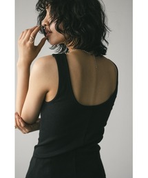 STYLEMIXER | カップ付きバックオープンタンク(タンクトップ)