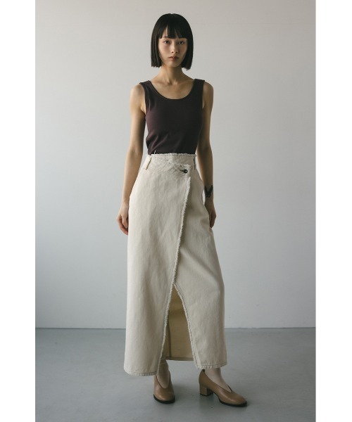 STYLEMIXER（スタイルミキサー）の「カップ付きバックオープンタンク（タンクトップ・レディース・ブラック/ホワイト/ブラウン・SMALL/MEDIUM）」の19枚目の写真