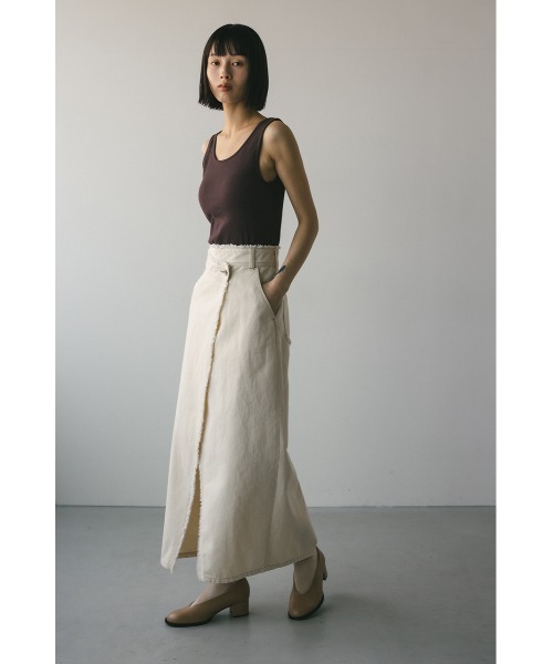 STYLEMIXER（スタイルミキサー）の「カップ付きバックオープンタンク（タンクトップ・レディース・ブラック/ホワイト/ブラウン・SMALL/MEDIUM）」の20枚目の写真