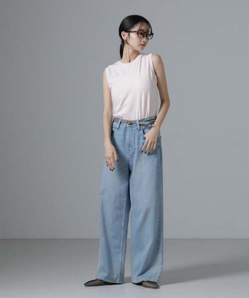 HANES(ヘインズ)の「Hanes/2P JapanFit for HER スリーブレスTシャツ(Tシャツ/カットソー・レディース・プラチナム/その他1・M)」の5枚目の写真