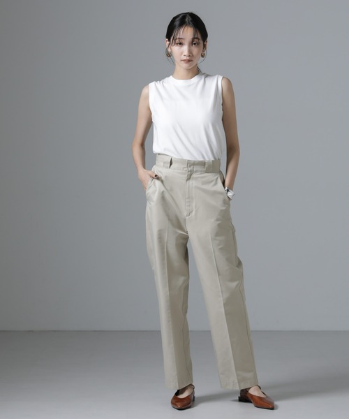 HANES(ヘインズ)の「Hanes/2P JapanFit for HER スリーブレスTシャツ(Tシャツ/カットソー・レディース・プラチナム/その他1・M)」の9枚目の写真