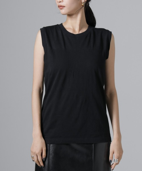 HANES(ヘインズ)の「Hanes/2P JapanFit for HER スリーブレスTシャツ(Tシャツ/カットソー・レディース・プラチナム/その他1・M)」の15枚目の写真
