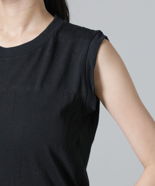 HANES(ヘインズ)の「Hanes/2P JapanFit for HER スリーブレスTシャツ(Tシャツ/カットソー・レディース・プラチナム/その他1・M)」の19枚目の写真