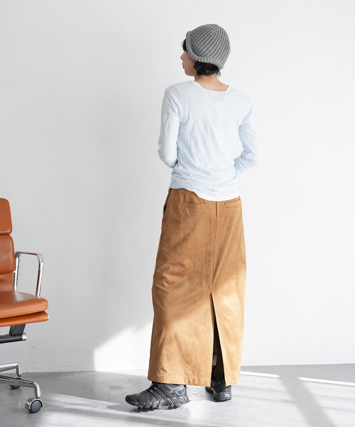 SLOBE citron.（スローブシトロン）の「《WEB限定》SLOBE citron. ヘルメットニットキャップ（ニットキャップ/ビーニー・レディース・グレー/サックスブルー・FREE）」の6枚目の写真