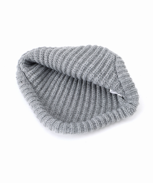 SLOBE citron.（スローブシトロン）の「《WEB限定》SLOBE citron. ヘルメットニットキャップ（ニットキャップ/ビーニー・レディース・グレー/サックスブルー・FREE）」の19枚目の写真