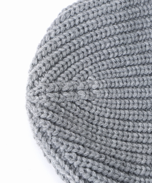 SLOBE citron.（スローブシトロン）の「《WEB限定》SLOBE citron. ヘルメットニットキャップ（ニットキャップ/ビーニー・レディース・グレー/サックスブルー・FREE）」の20枚目の写真