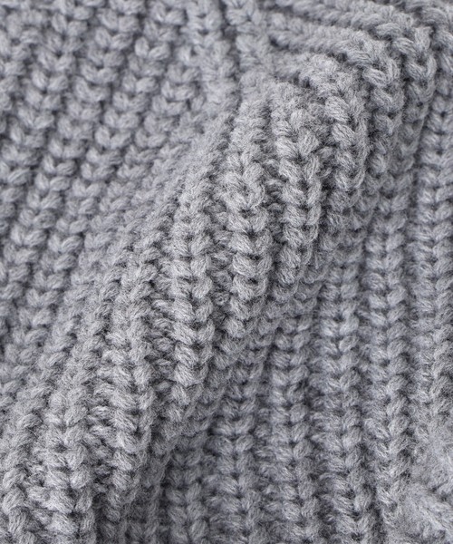 SLOBE citron.（スローブシトロン）の「《WEB限定》SLOBE citron. ヘルメットニットキャップ（ニットキャップ/ビーニー・レディース・グレー/サックスブルー・FREE）」の21枚目の写真