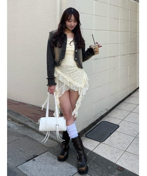 セール】CUT OFF COMPACT デニムジャケット（デニムジャケット