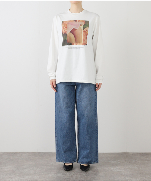 25ss JANE SMITH スカート トップス　Tシャツ セール】JANE SMITH/ジェーンスミス NICOLA K FRILLS ロングT