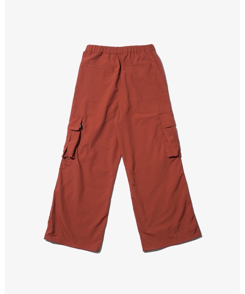 KEBOZ（ケボズ）の「NYLON CARGO PANTS（カーゴパンツ・レディース・ブラック/レンガ・M）」の3枚目の写真