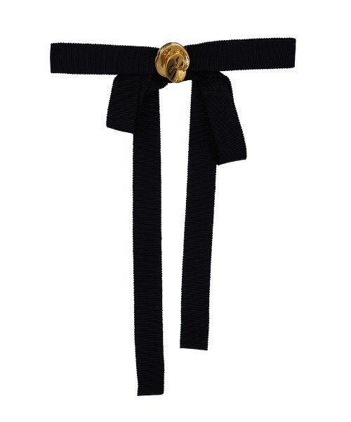 AMERI BIG RIBBON BARRETTEブラックFサイズ新品 BIG RIBBON BARRETTE（バレッタ/ヘアクリップ）｜Ameri（アメリ